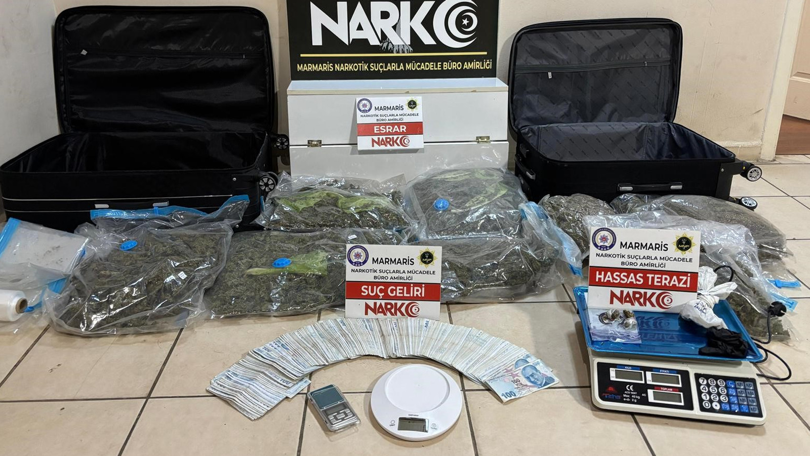 Marmaris’te uyuşturucu operasyonu! Çok sayıda kişi tutuklandı