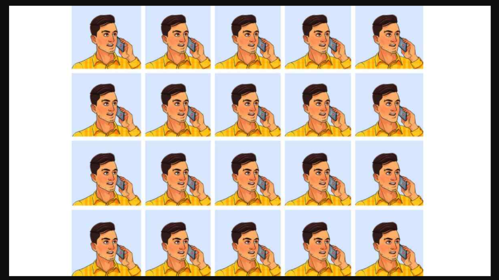 Sadece gerçek dahiler bulmayı başardı! Resimdeki farklı adamı görmek için en az 130 IQ gerekiyor