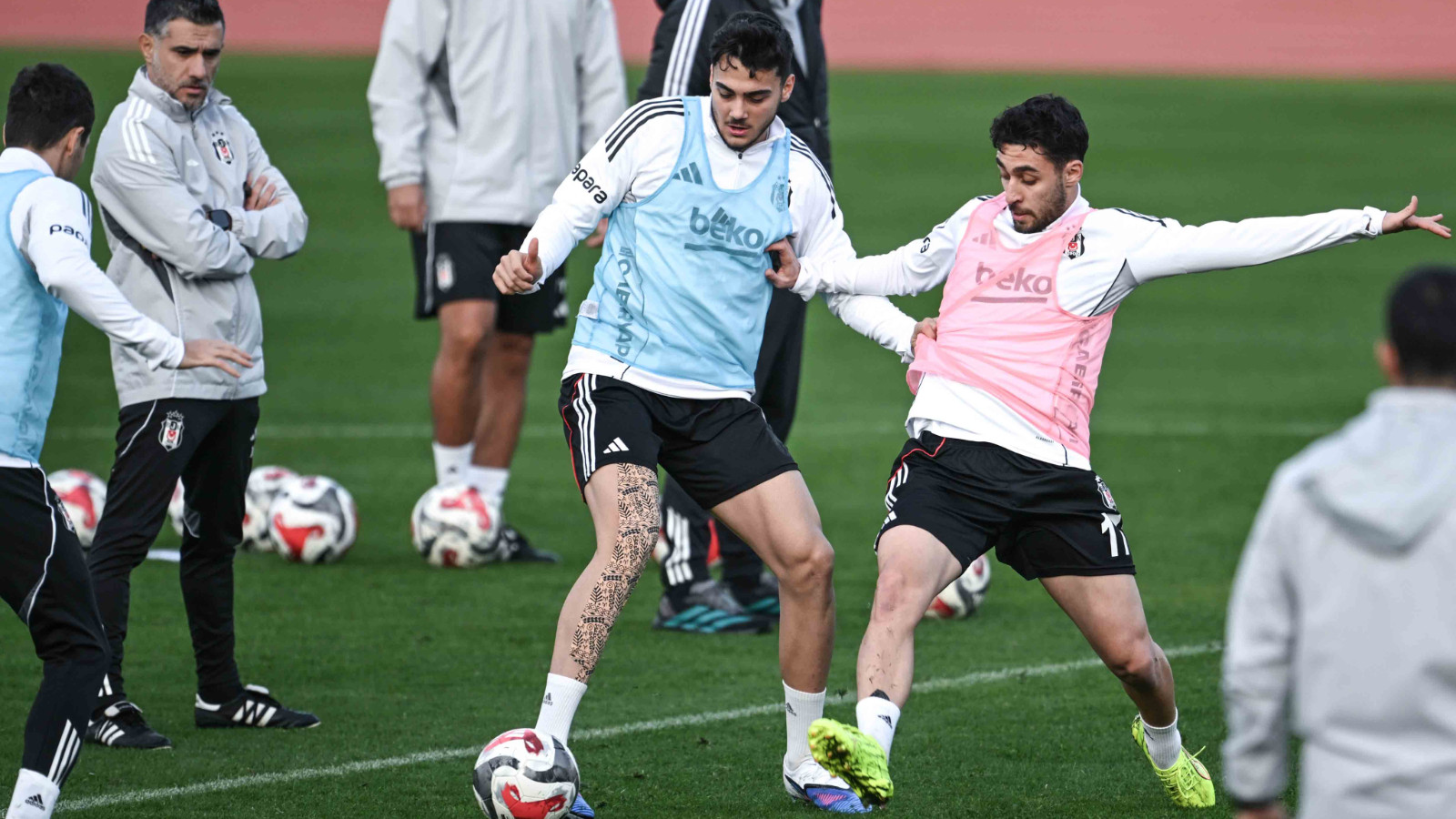 Beşiktaş, ikinci yarı hazırlıklarını sürdürdü