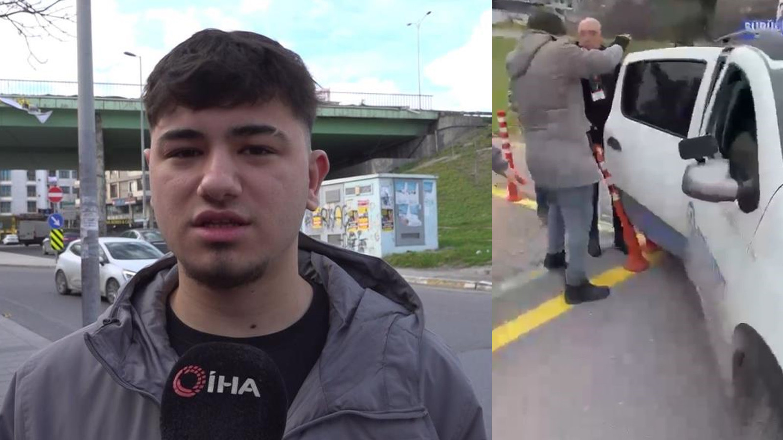 Ehliyet sınavından 7'nci kez kaldı, ortalığı birbirine kattı