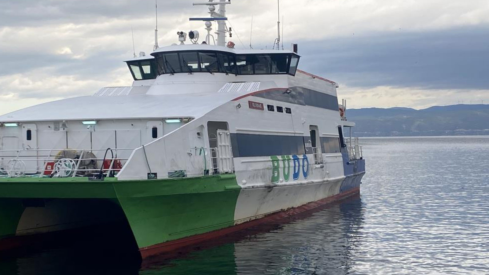 BUDO'nun bazı seferleri olumsuz hava şartları nedeniyle iptal edildi