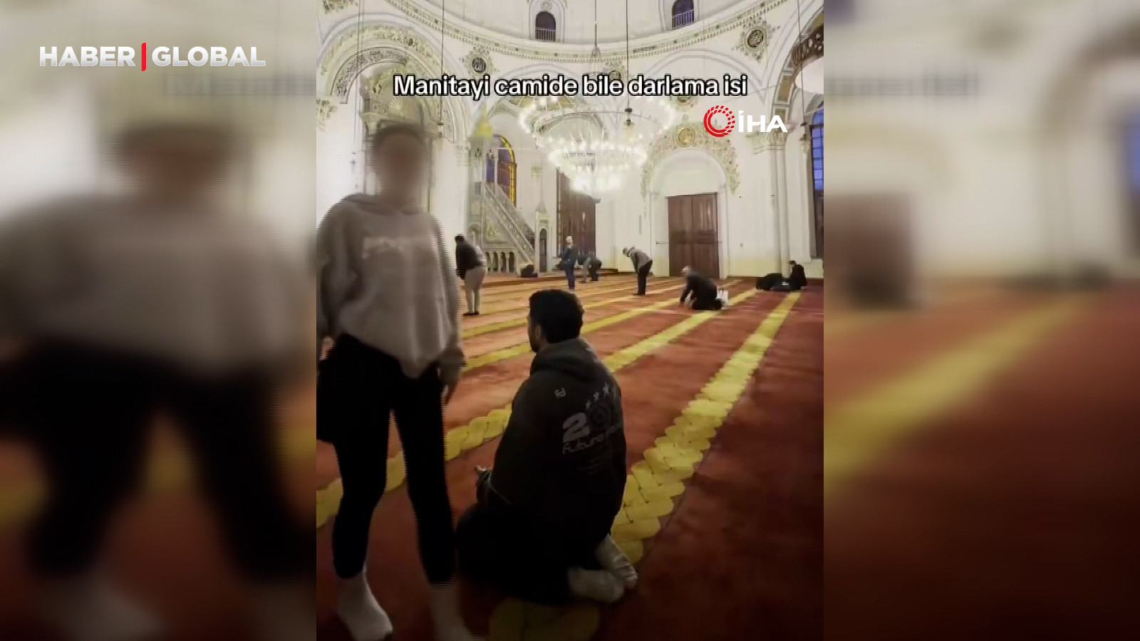 Camide çekilen görüntüler tepki toplamıştı, genç kız ifadesinin ardından serbest bırakıldı