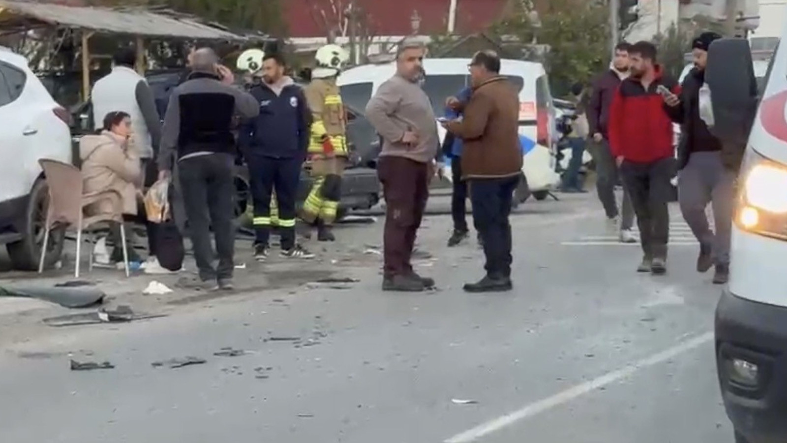 Hatay’da zincirleme kaza! Çok sayıda yaralı var