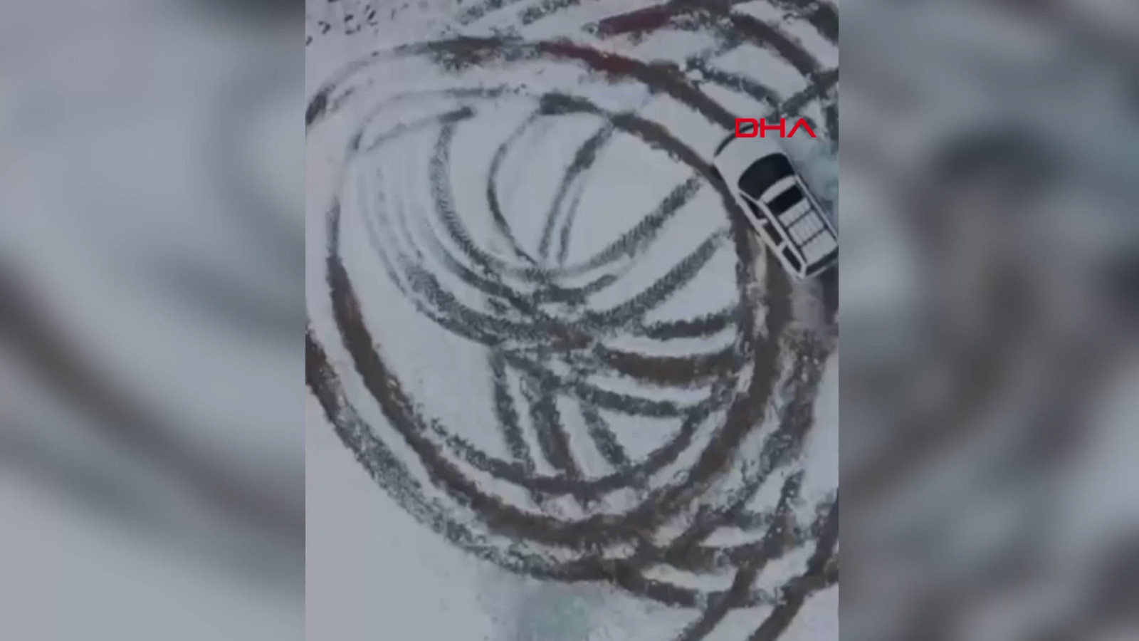 Cami avlusunda drift yapan sürücüye 58 bin TL ceza