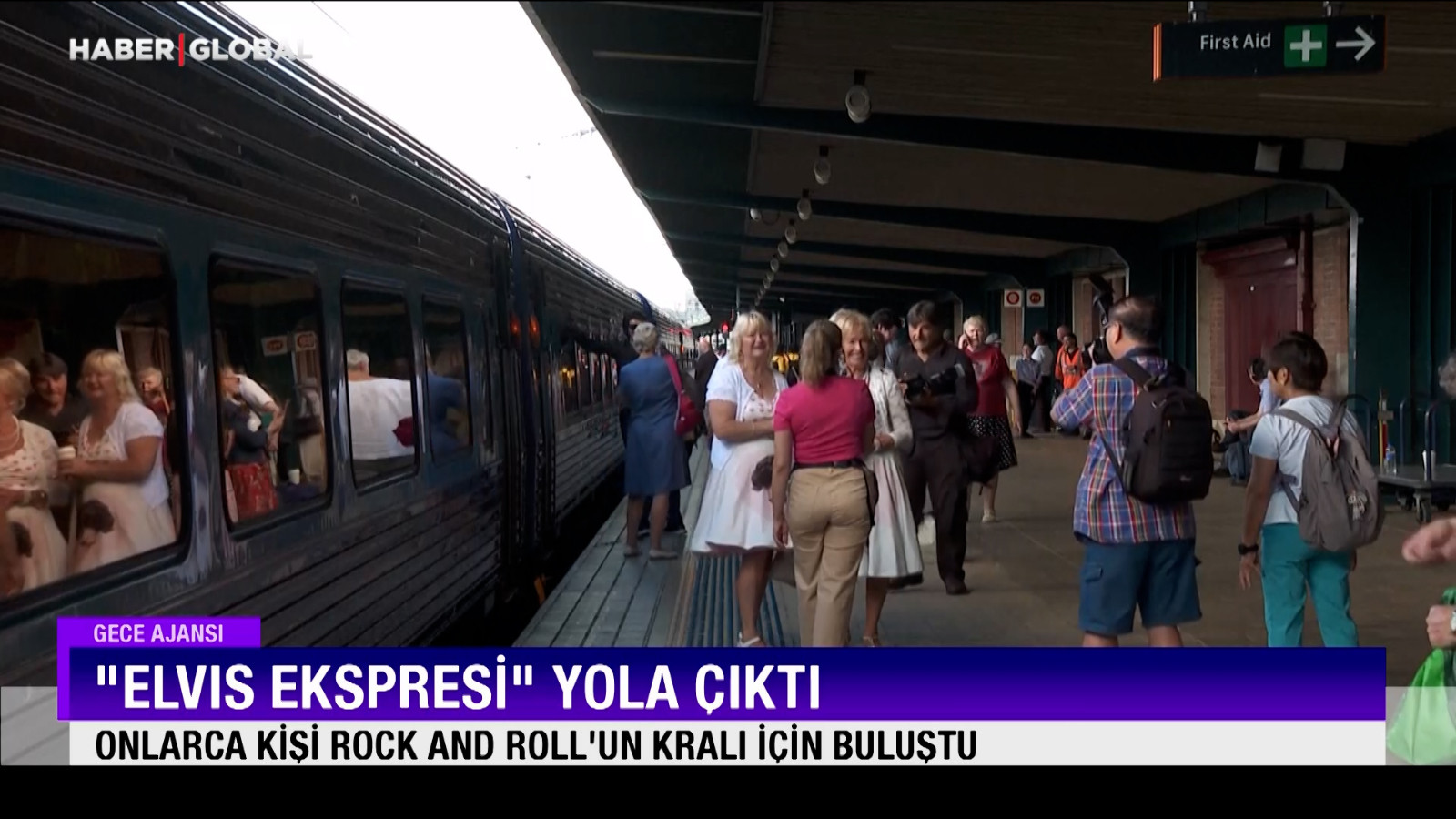 "Elvis Ekspresi" yola çıktı: Onlarca kişi Rock and Roll'un kralı için buluştu