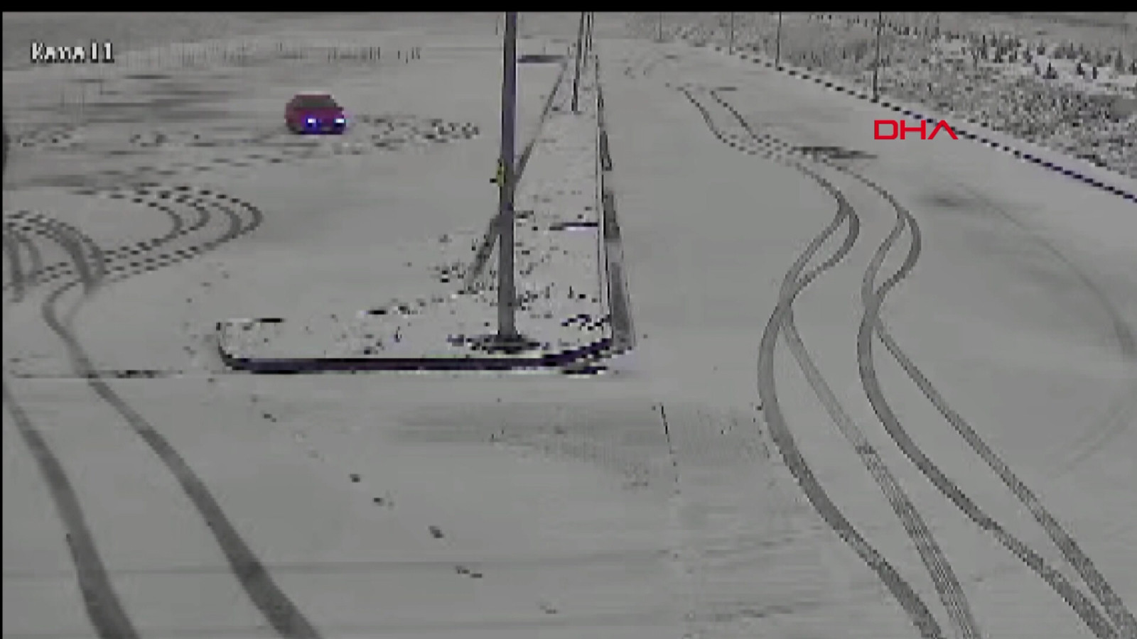 Sınav parkurunda drift atan 2 sürücüye 92 bin TL ceza