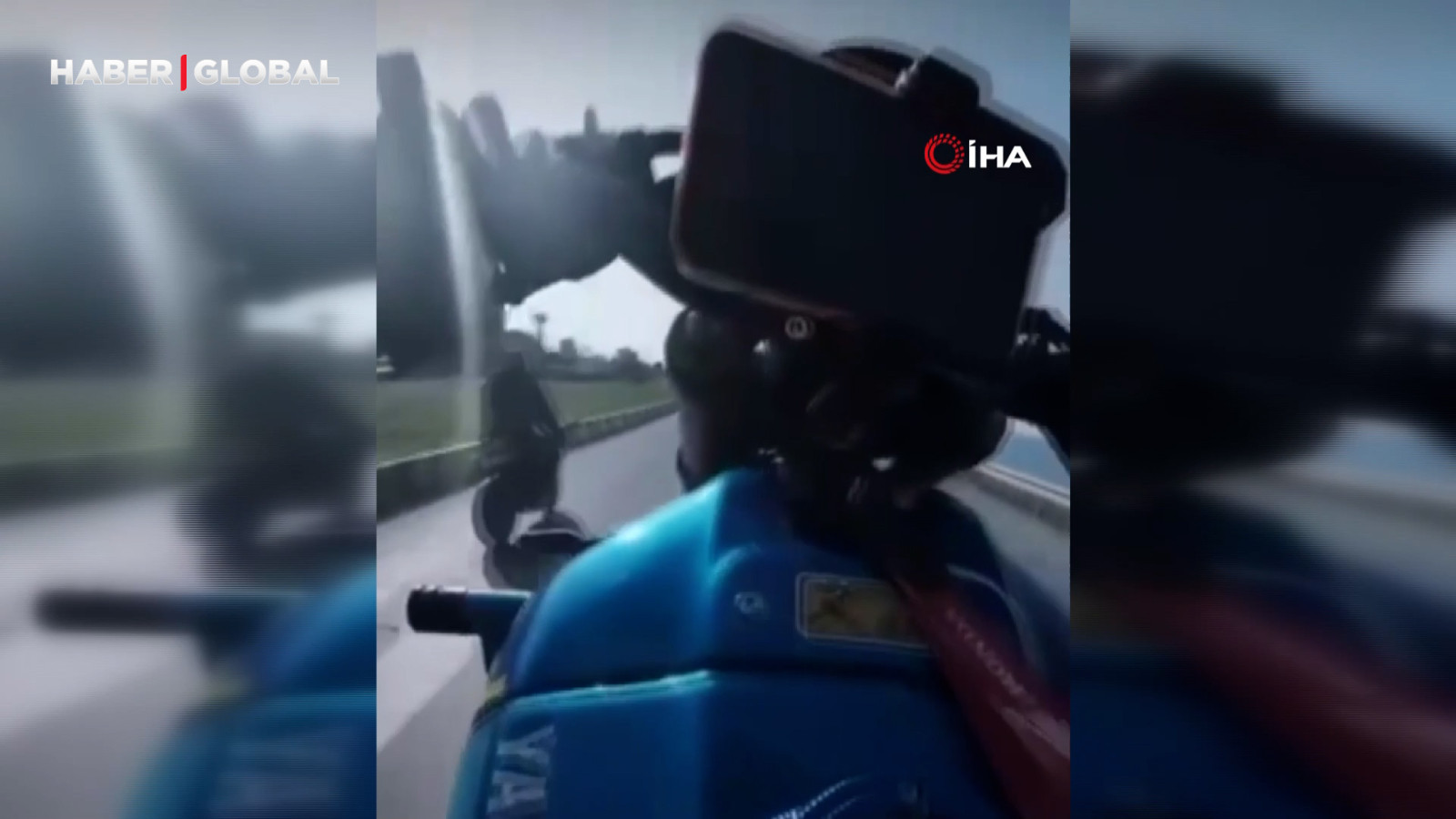 Sosyal medyada şov uğruna canını hiçe sayan sürücü yakalandı