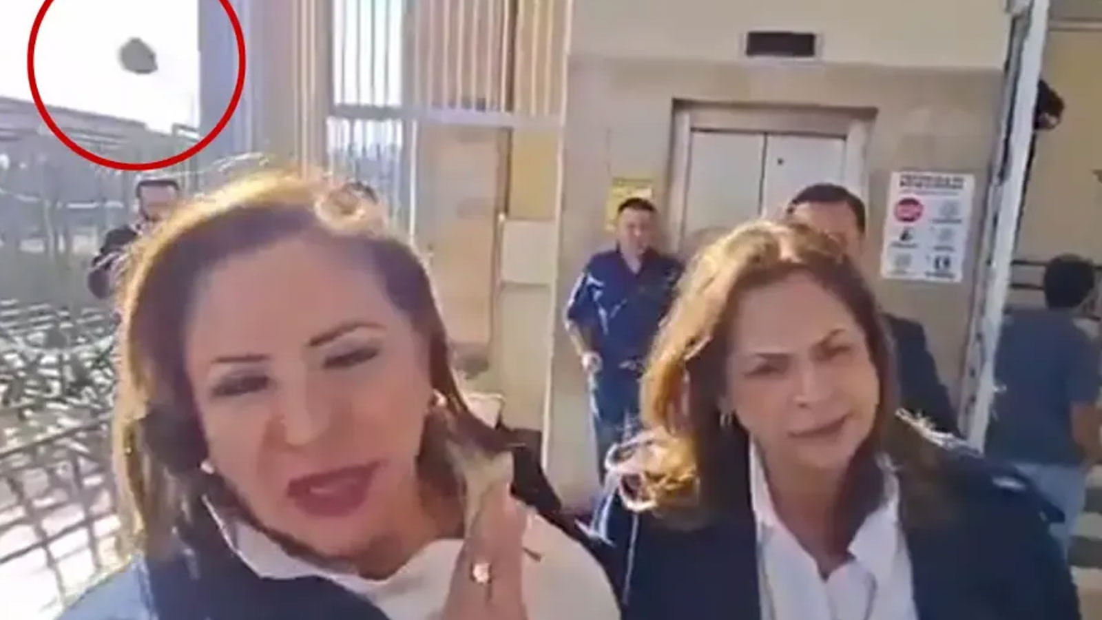 Kadın milletvekilinin kafasına bomba attılar