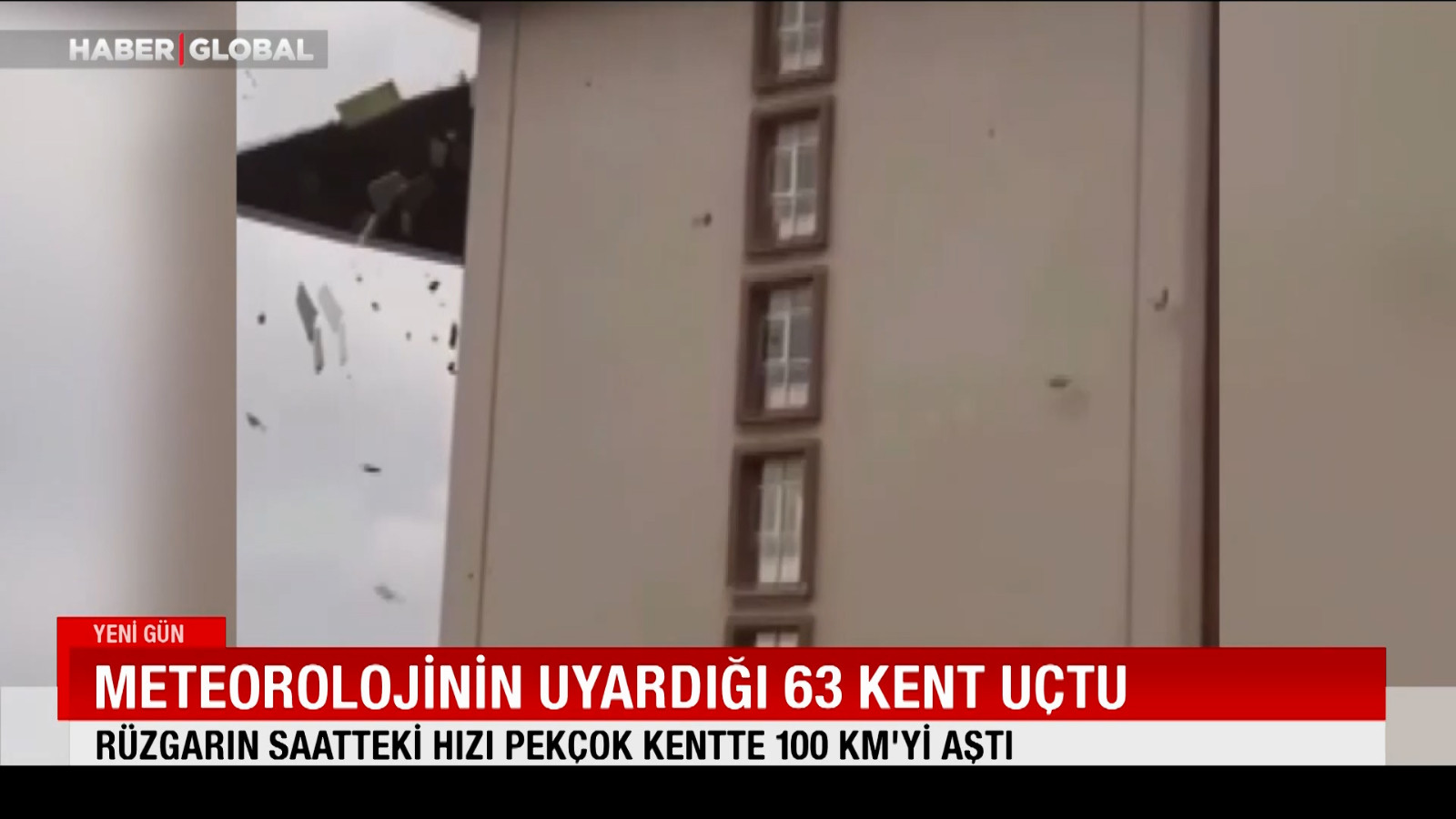 Meteorolojinin uyardığı 63 kent uçtu
