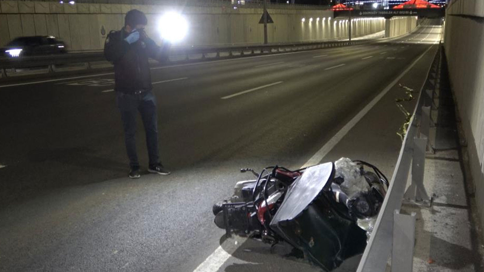 Makas atan sürücü can aldı: Kurye hayatını kaybetti