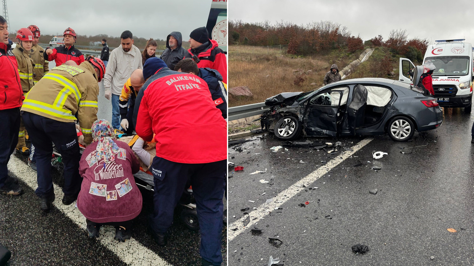İzmir-İstanbul Otoyolu'nda zincirleme kaza! Ölü ve yaralılar var
