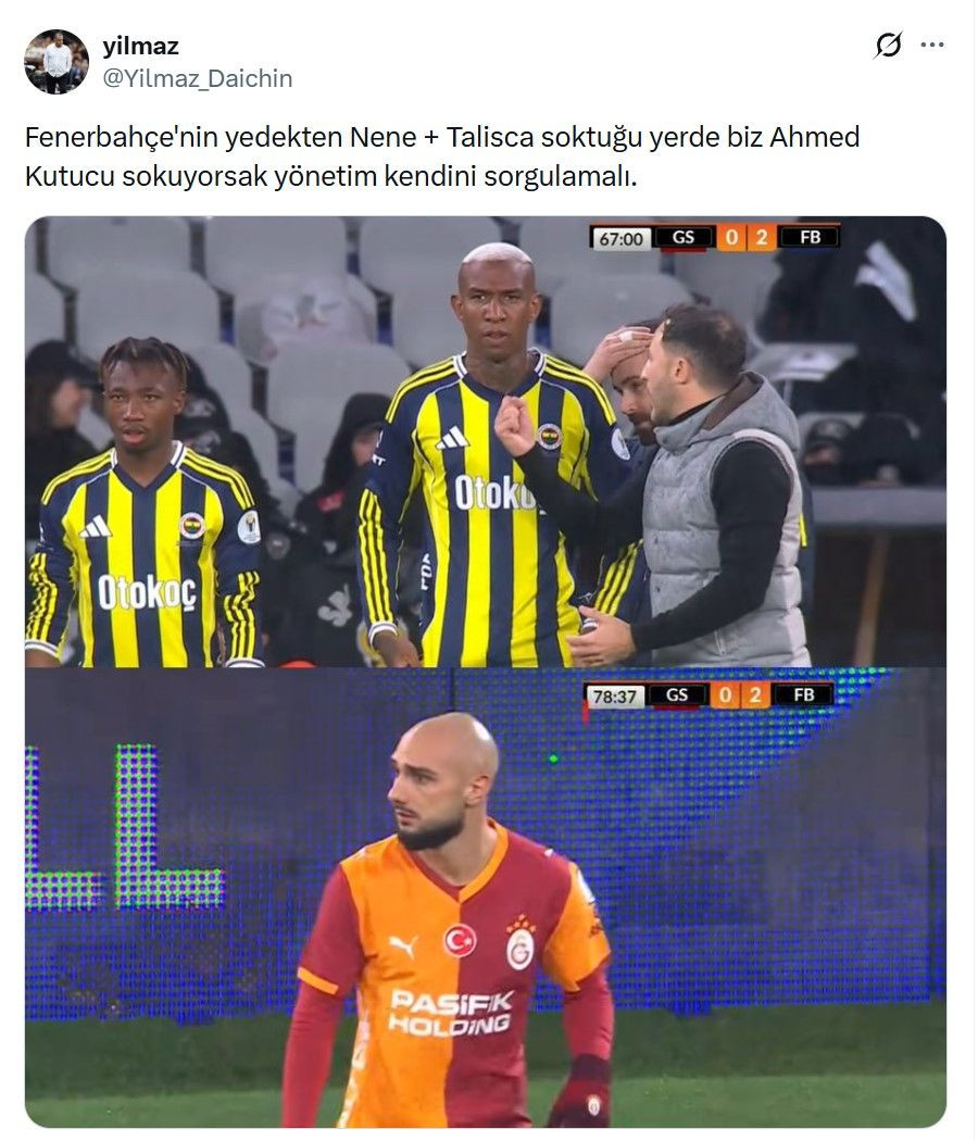 Derbideki yağmurluk krizi gündem oldu: 