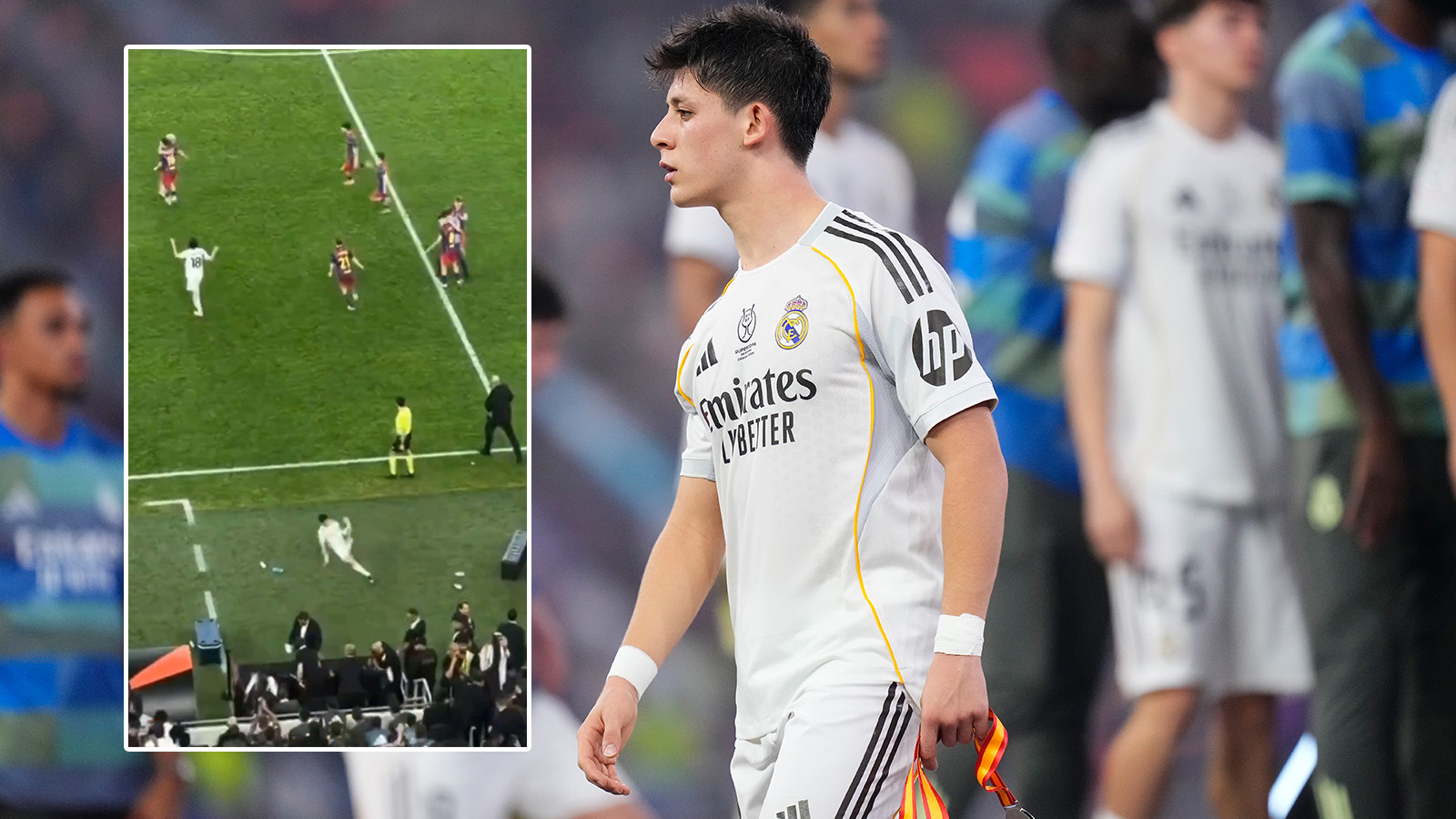 Arda Güler öfkesine yenik düştü: Tekme salladı! Dünya bu görüntüyü konuşuyor