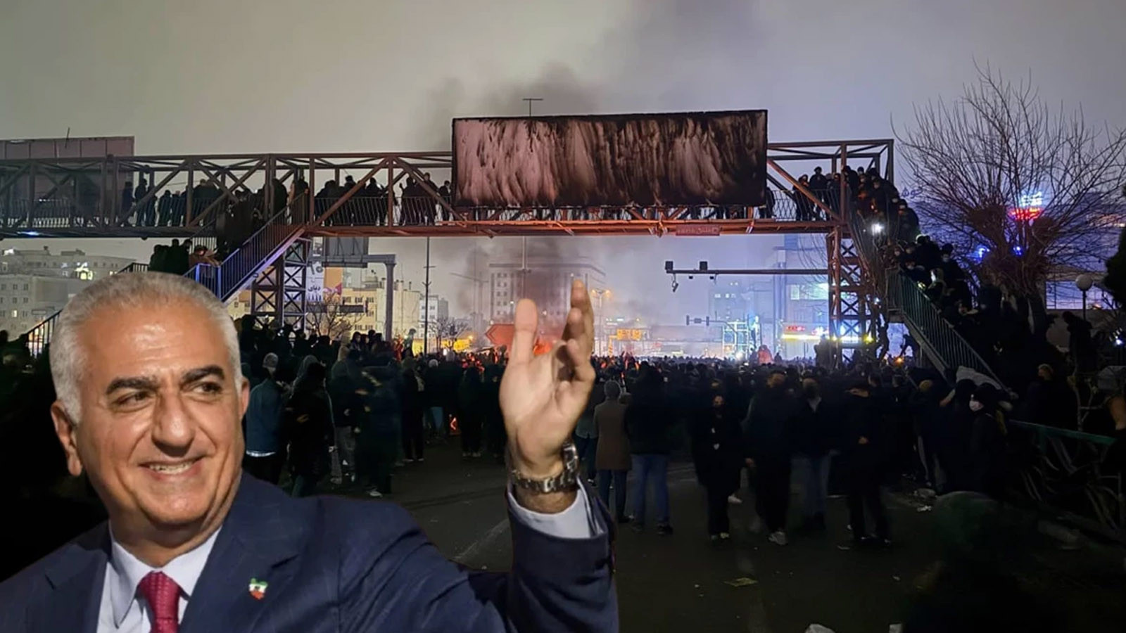 Pehlevi bir kez daha göstericilere seslendi: Yalnız değiliz, uluslararası destek ulaşacak