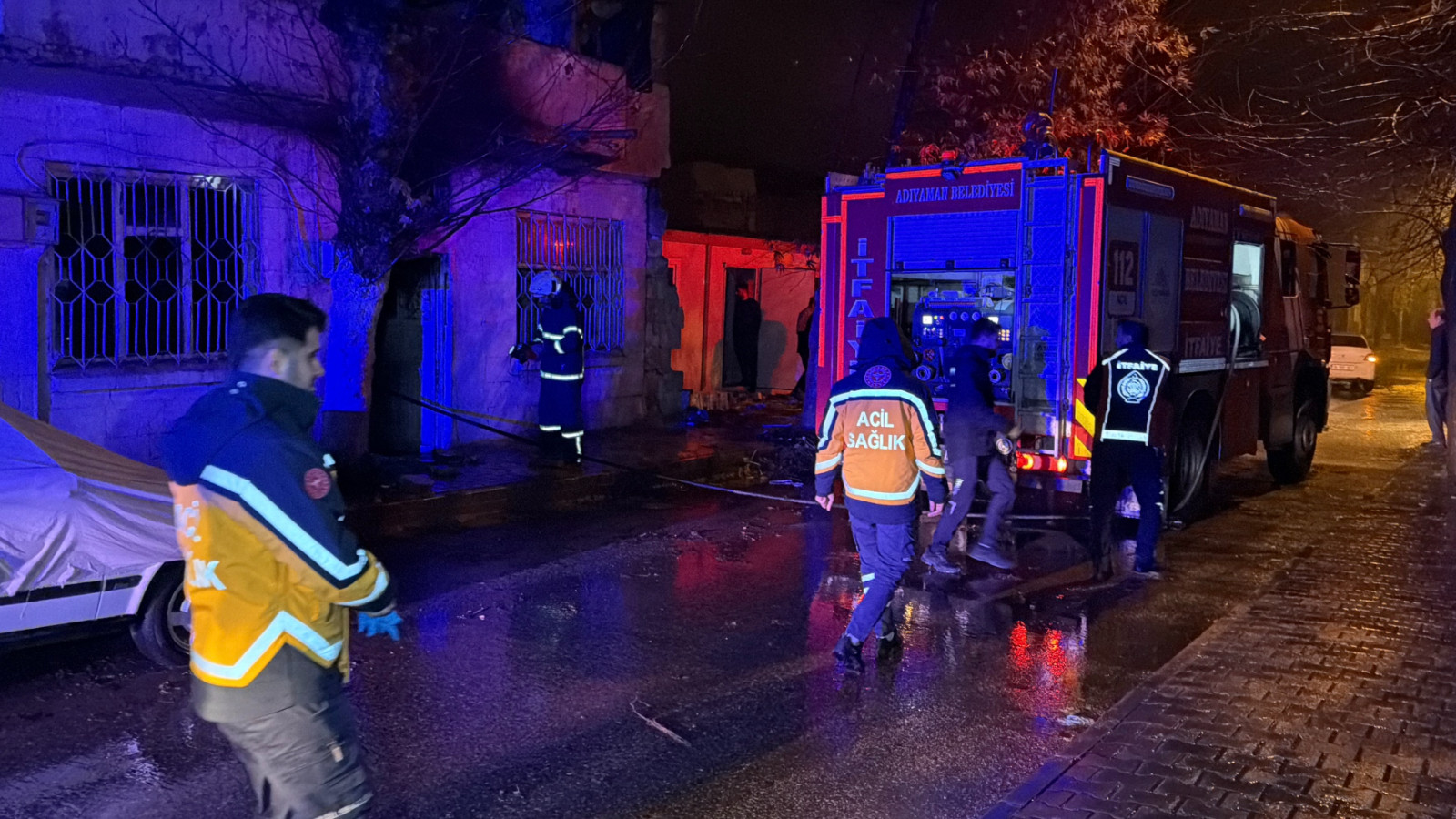 Adıyaman'da metruk evde soba yakan adam canından oluyordu 