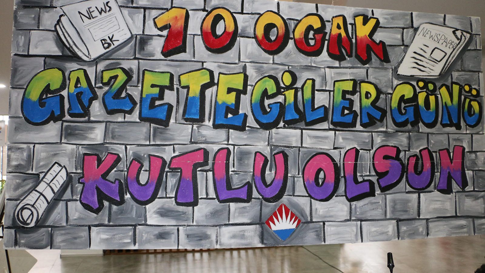 Diyarbakır'da öğrencilerden "Gazeteciler Günü" sergisi