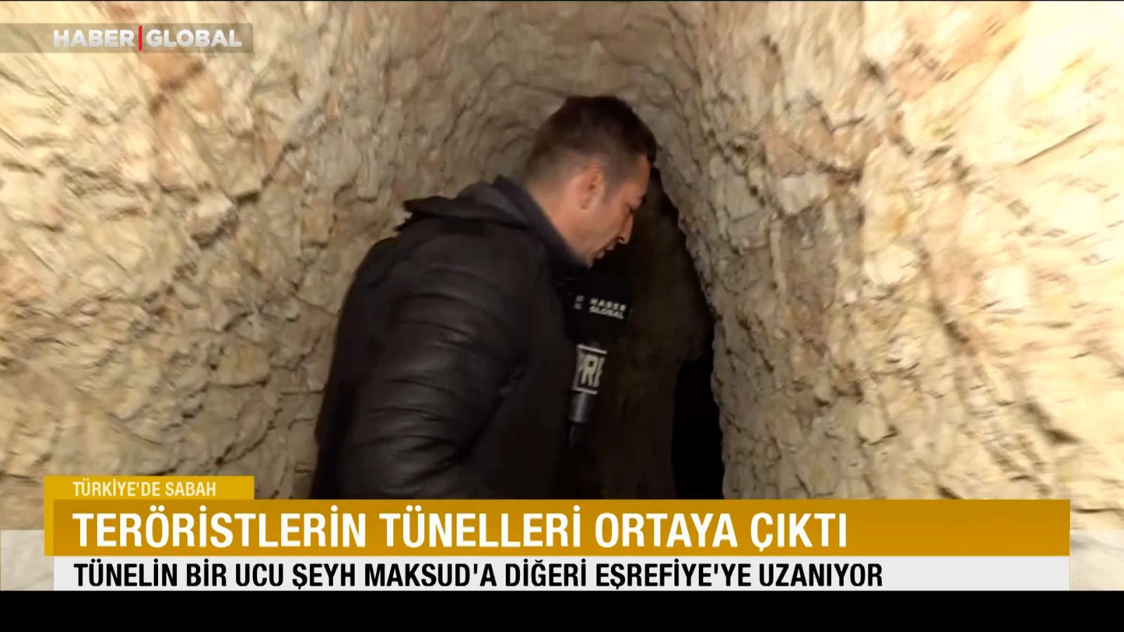 Teröristlerin tünelleri ortaya çıktı