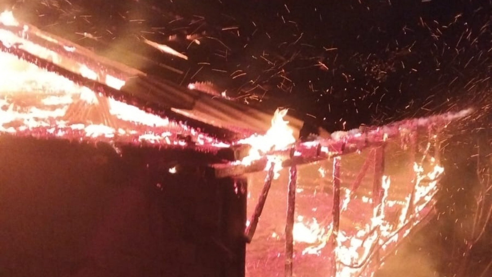 Adana'da alevlere teslim olan ev küle döndü