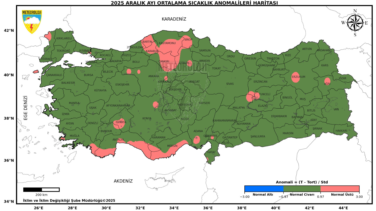 Son 55 yılın en sıcak 12'nci aralık ayı yaşandı