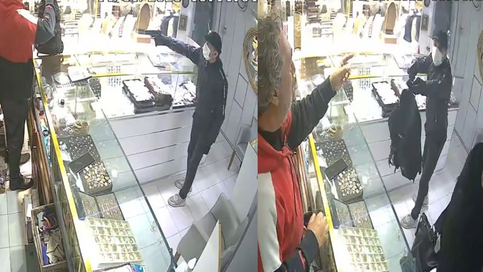 Bahçelievler’de silahlı kuyumcu soygun