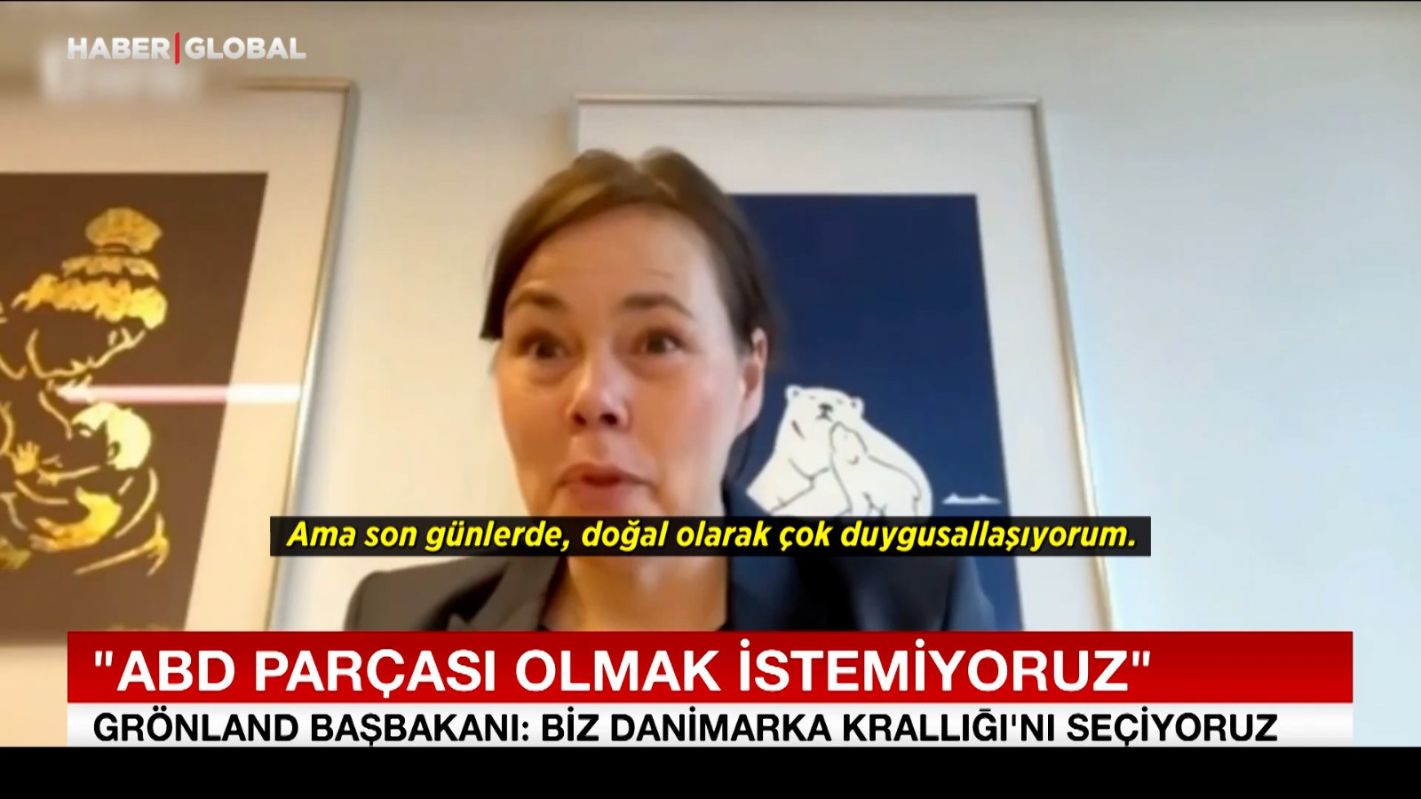Grönlandlı Bakan gözyaşlarını tutamadı: Duygusallaşıyorum, çok bunaldım