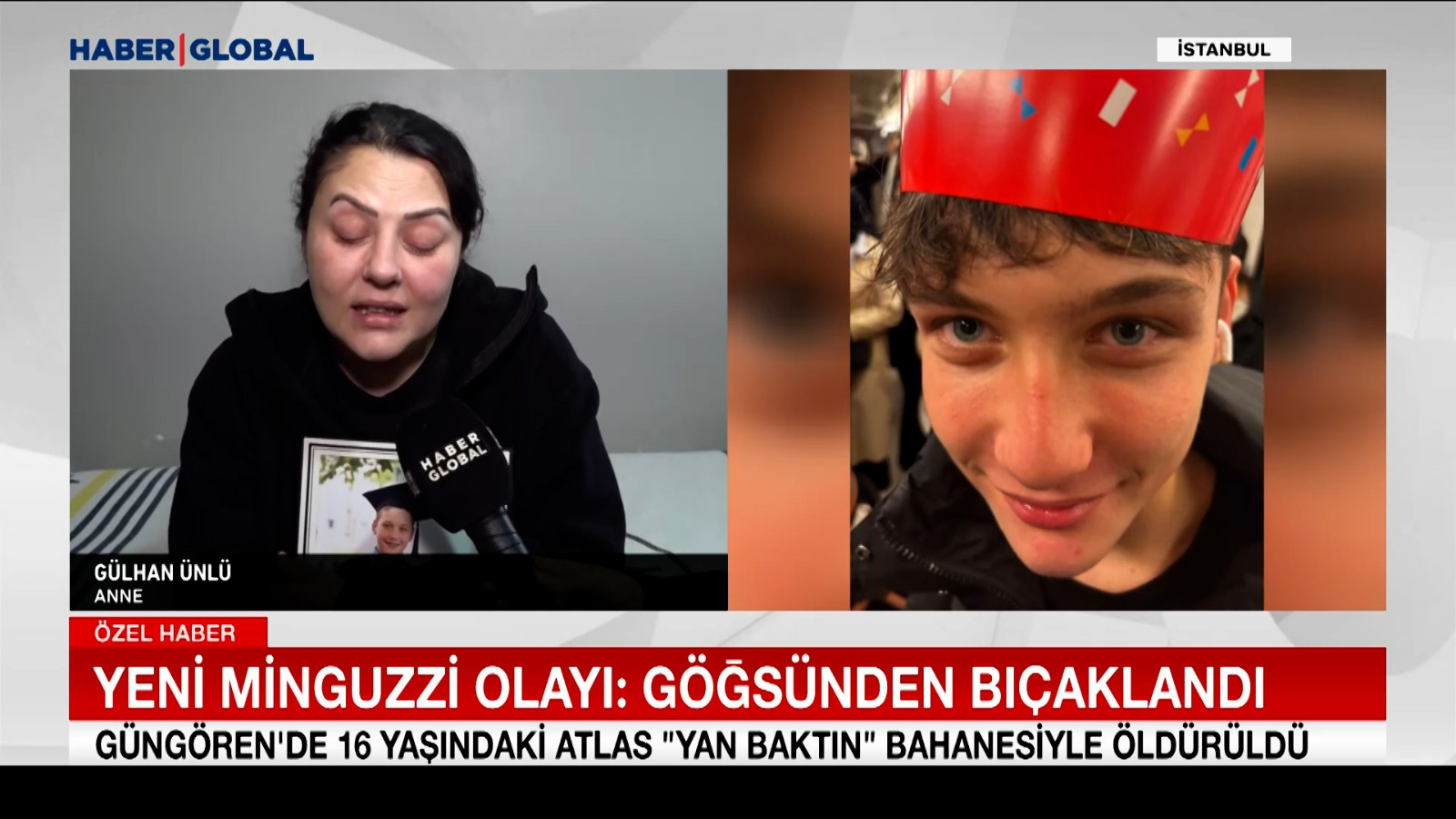 İstanbul'da yeni Minguzzi vakası: Acılı anne Haber Global'e konuştu