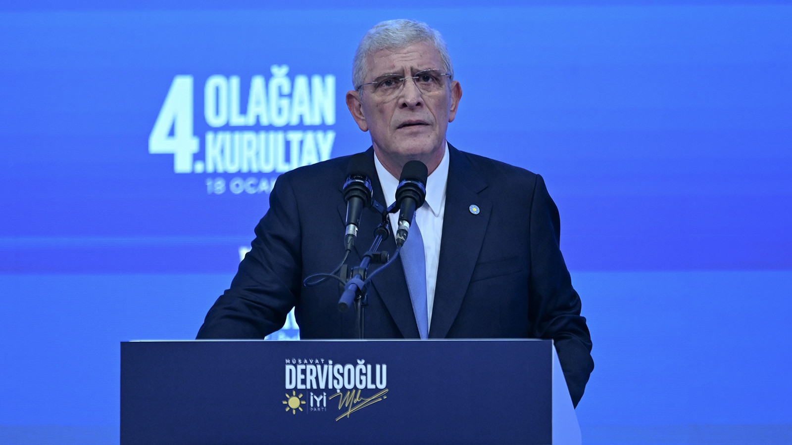 Müsavat Dervişoğlu, İYİ Parti Genel Başkanlığına yeniden seçildi