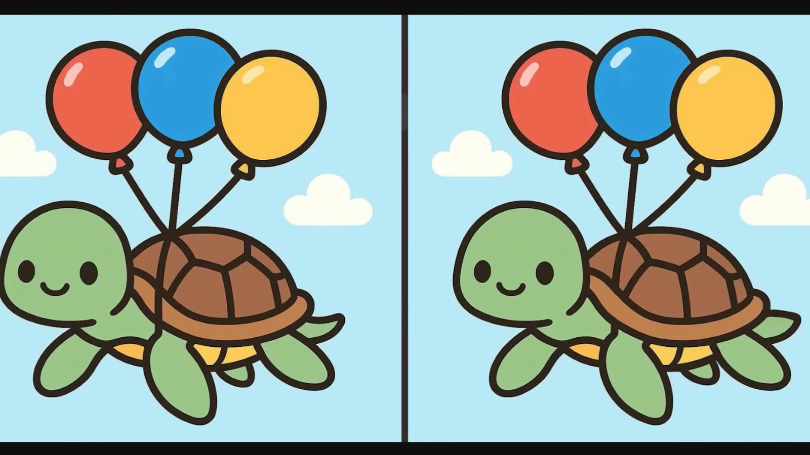 İki kaplumbağa arasındaki 3 farkı sadece gerçek dahiler buluyor