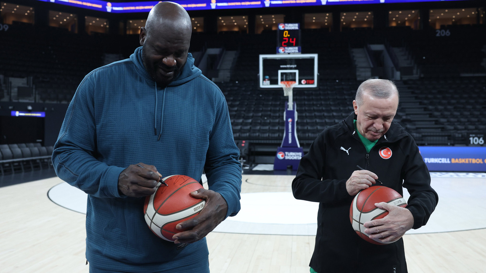 Cumhurbaşkanı Erdoğan, Shaquille O'Neal ile buluştu