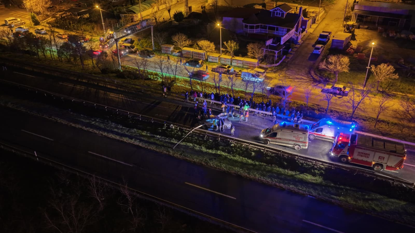 Silivri'de feci kaza: 1 ölü, 2 yaralı