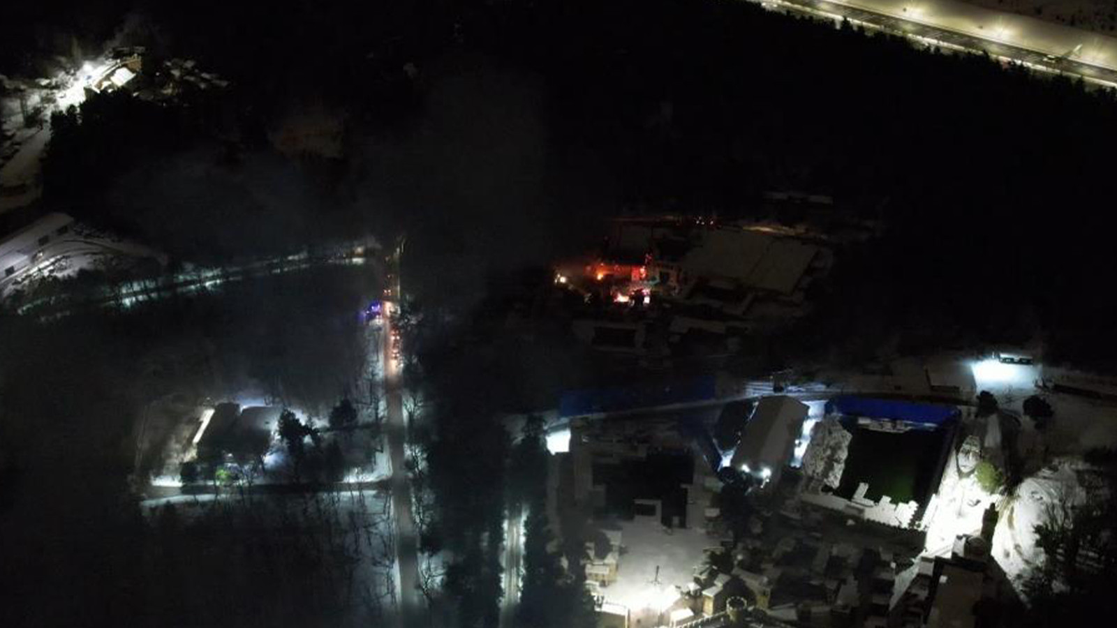 TRT film platosunda yangın paniği: Çok sayıda ekip sevk edildi