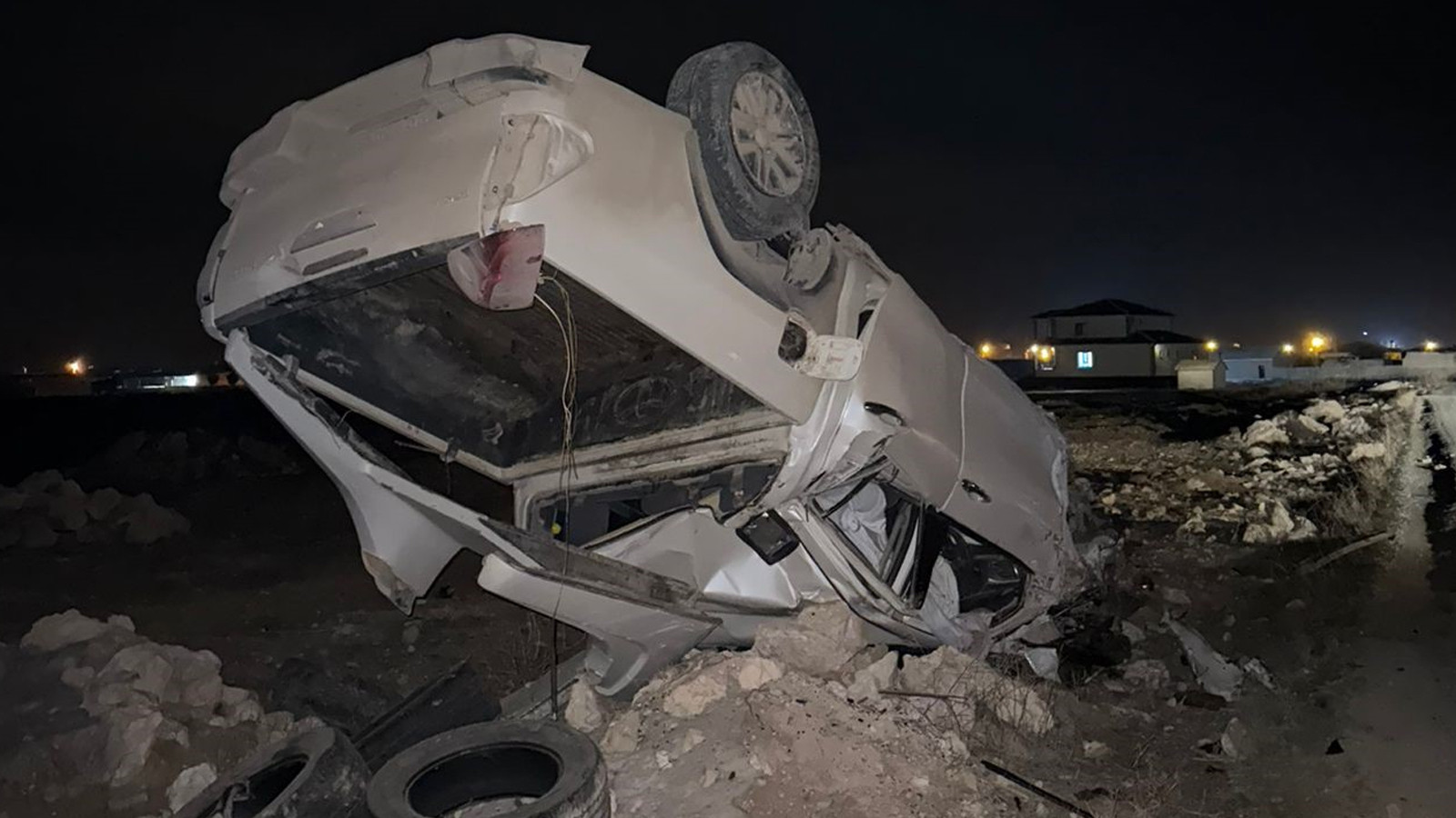 Aksaray’da otomobil takla attı: 3 yaralı