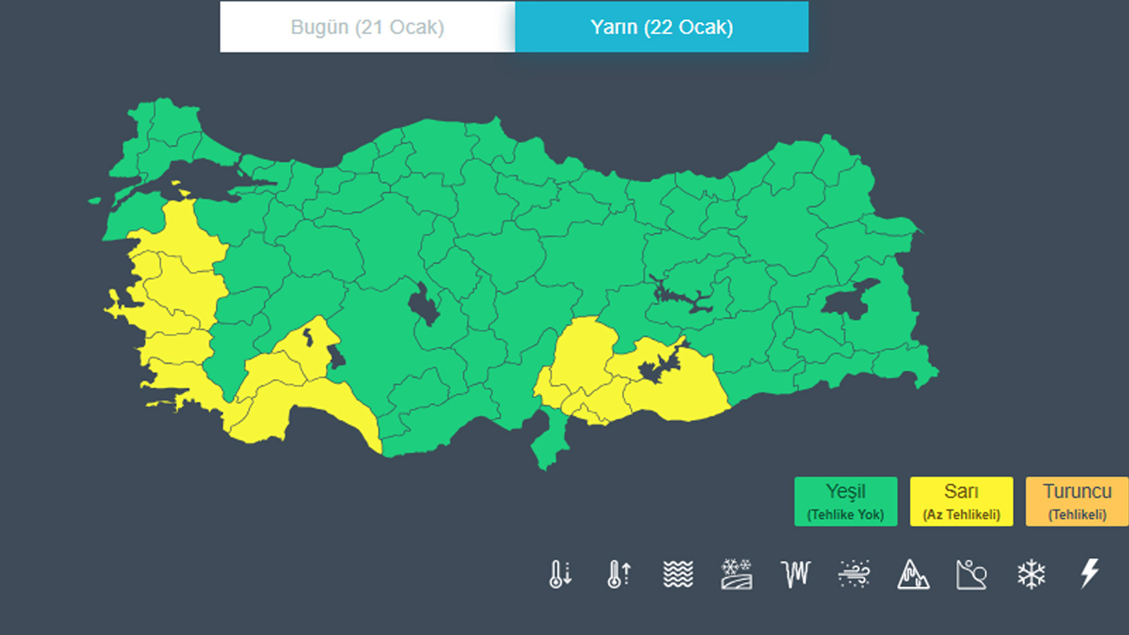 İçişleri Bakanlığı'ndan yeni uyarı! 14 il "sarı" kodla işaretlendi