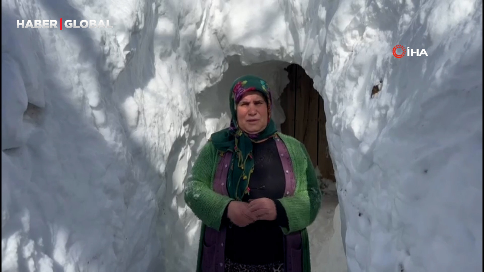 Kardan tünellerden geçen yaşam