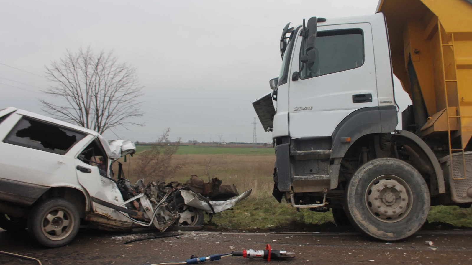 Kırklareli’nde feci kaza: 1 ölü, 1 yaralı