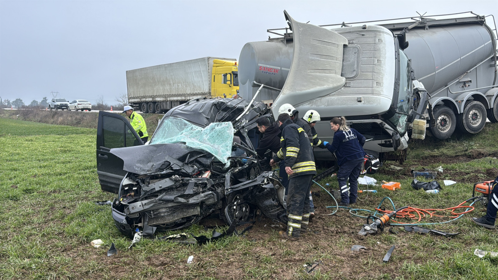 Edirne'de korkunç kaza... Feci şekilde hayatını kaybetti!