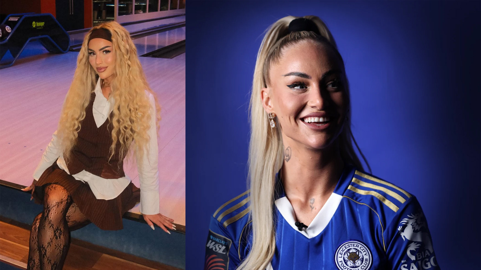 Ünlü kadın futbolcu Alisha Lehmann, geri döndü