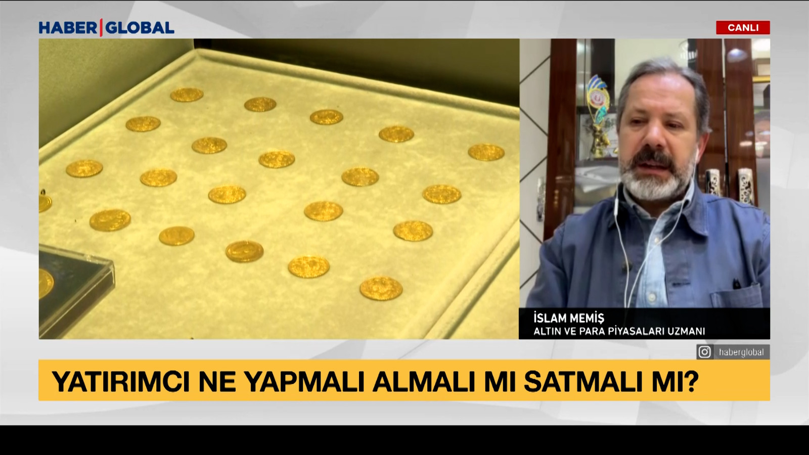 Altın yatırımcısı ne yapmalı, almalı mı satmalı mı? İslam Memiş anlattı