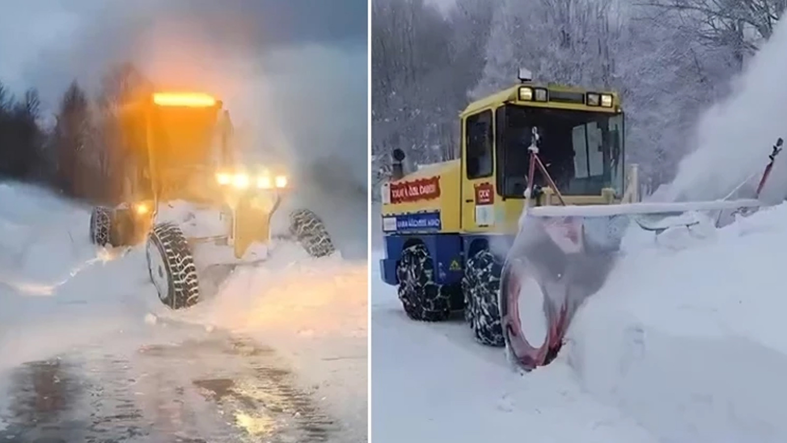 Tokat'ta yoğun kar: Minibüste mahsur kaldılar