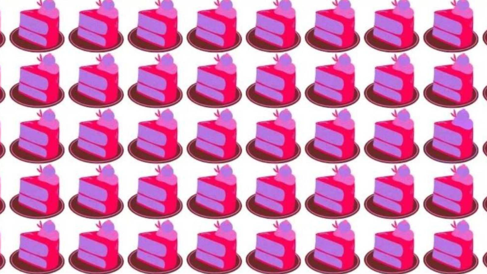 Dahiler resimdeki farklı pastayı göz bile kırpmadan buluyor