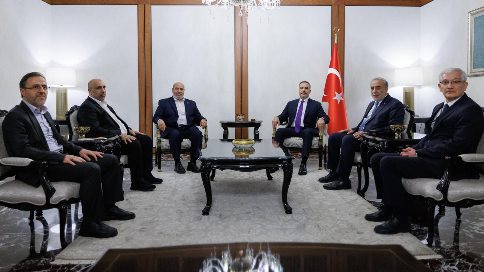 Dışişleri Bakanı Hakan Fidan, Hamas heyetiyle görüştü