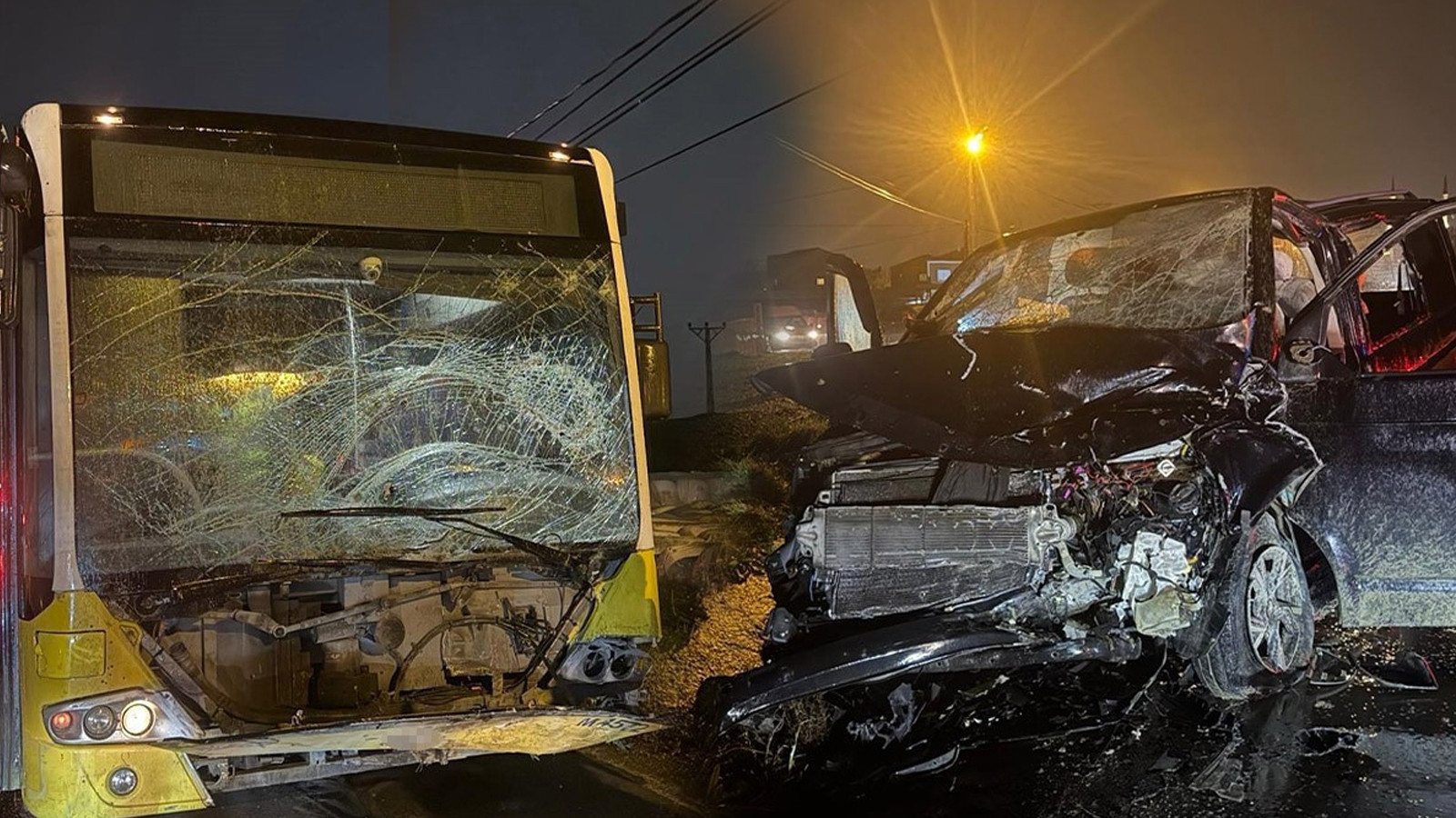 İETT otobüsü karşı şeride geçti: 1 ölü, 1 yaralı