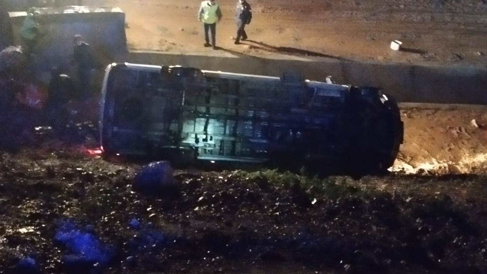 Mersin'de işçi servisi uçuruma yuvarlandı! Çok sayıda yaralı var