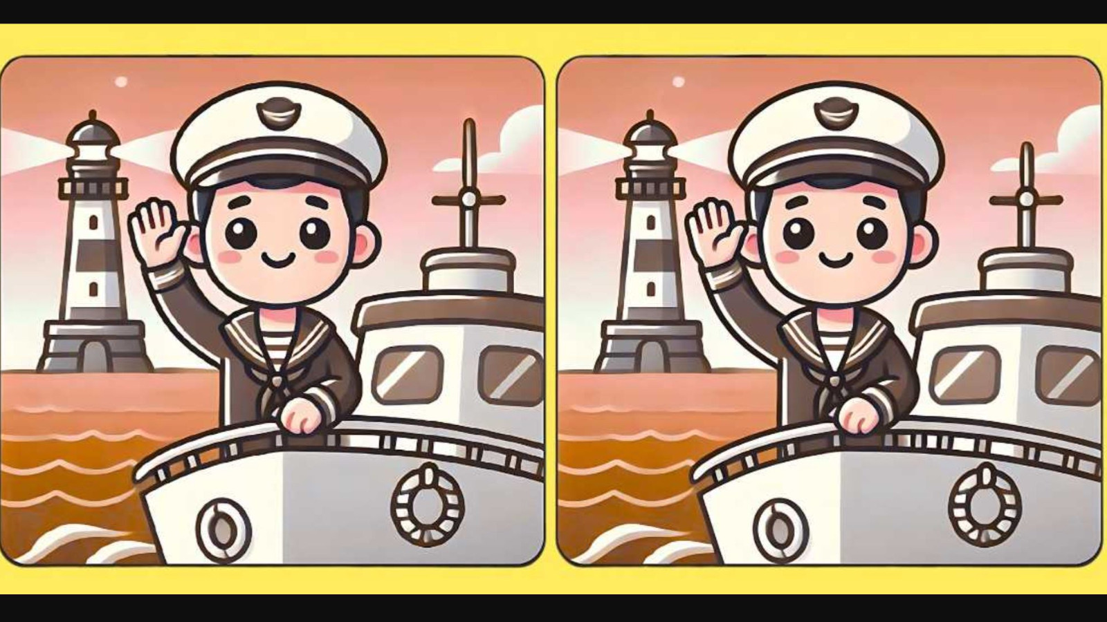 İki denizci arasındaki farkları bulmak için dahi olmak gerek