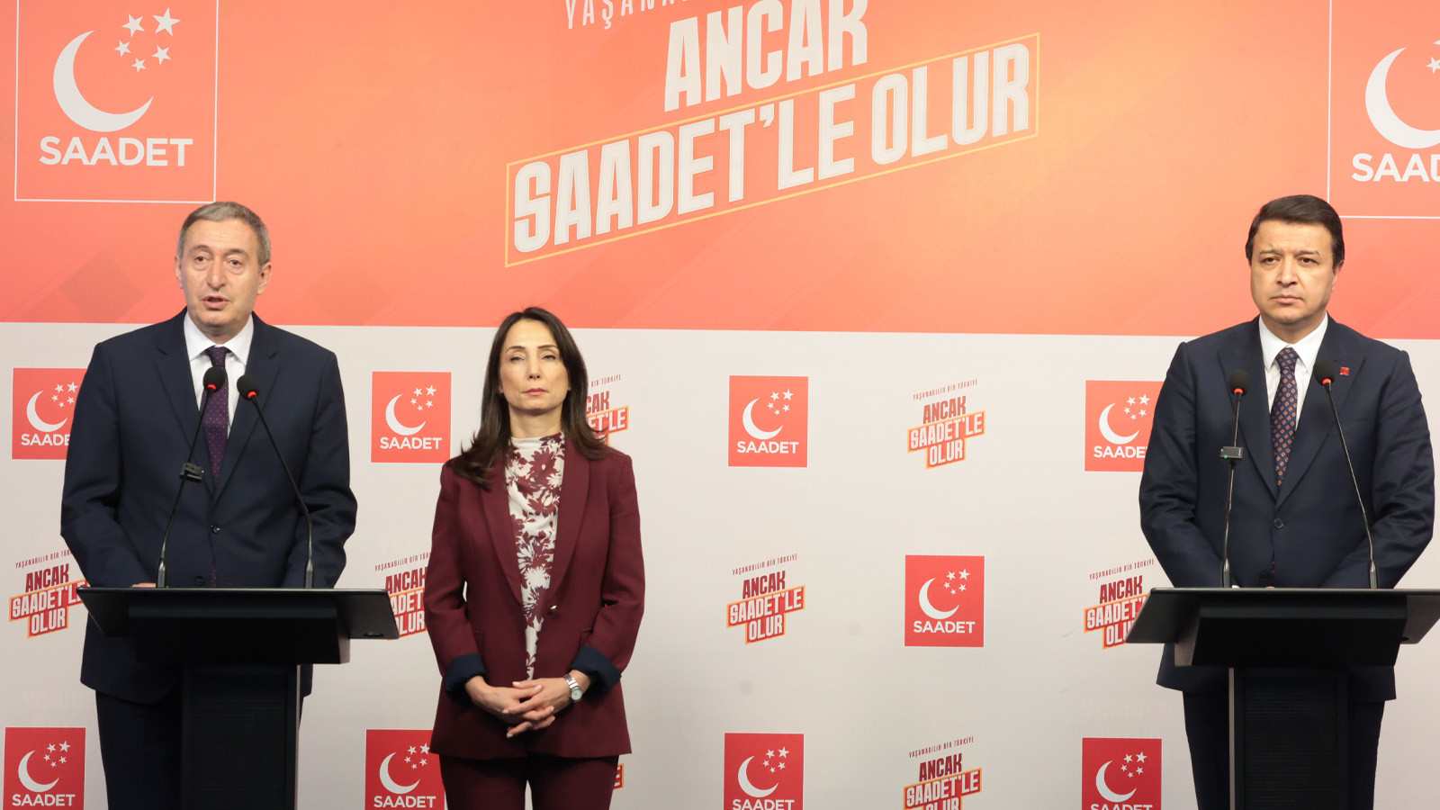 DEM Parti heyetinden Saadet Partisi'ne ziyaret