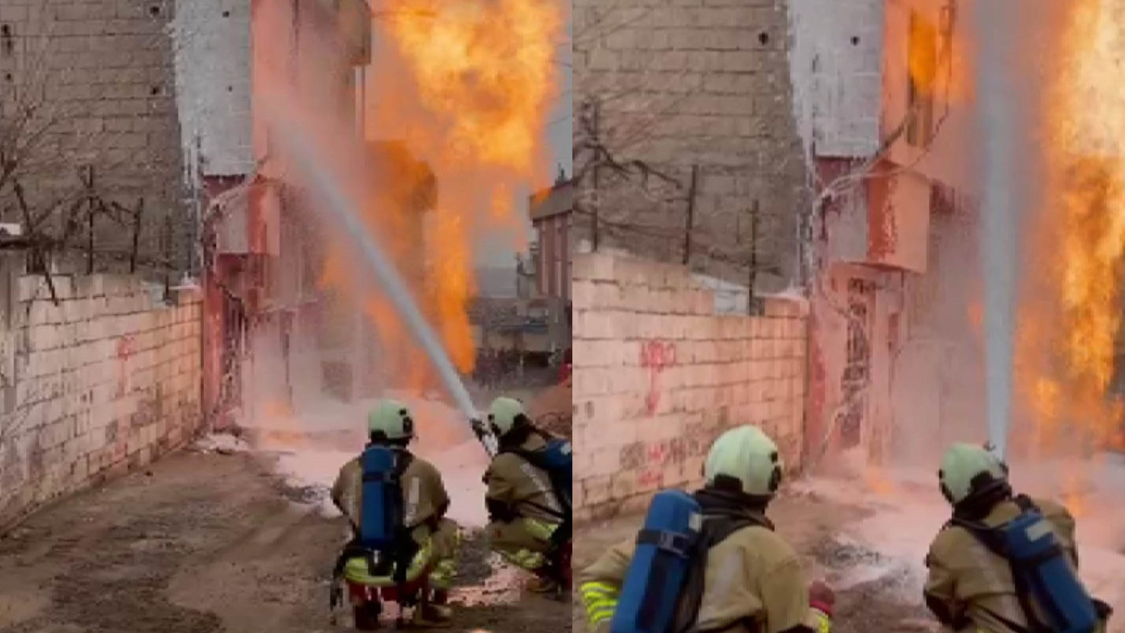 Kahramanmaraş'ta doğal gaz hattında patlama