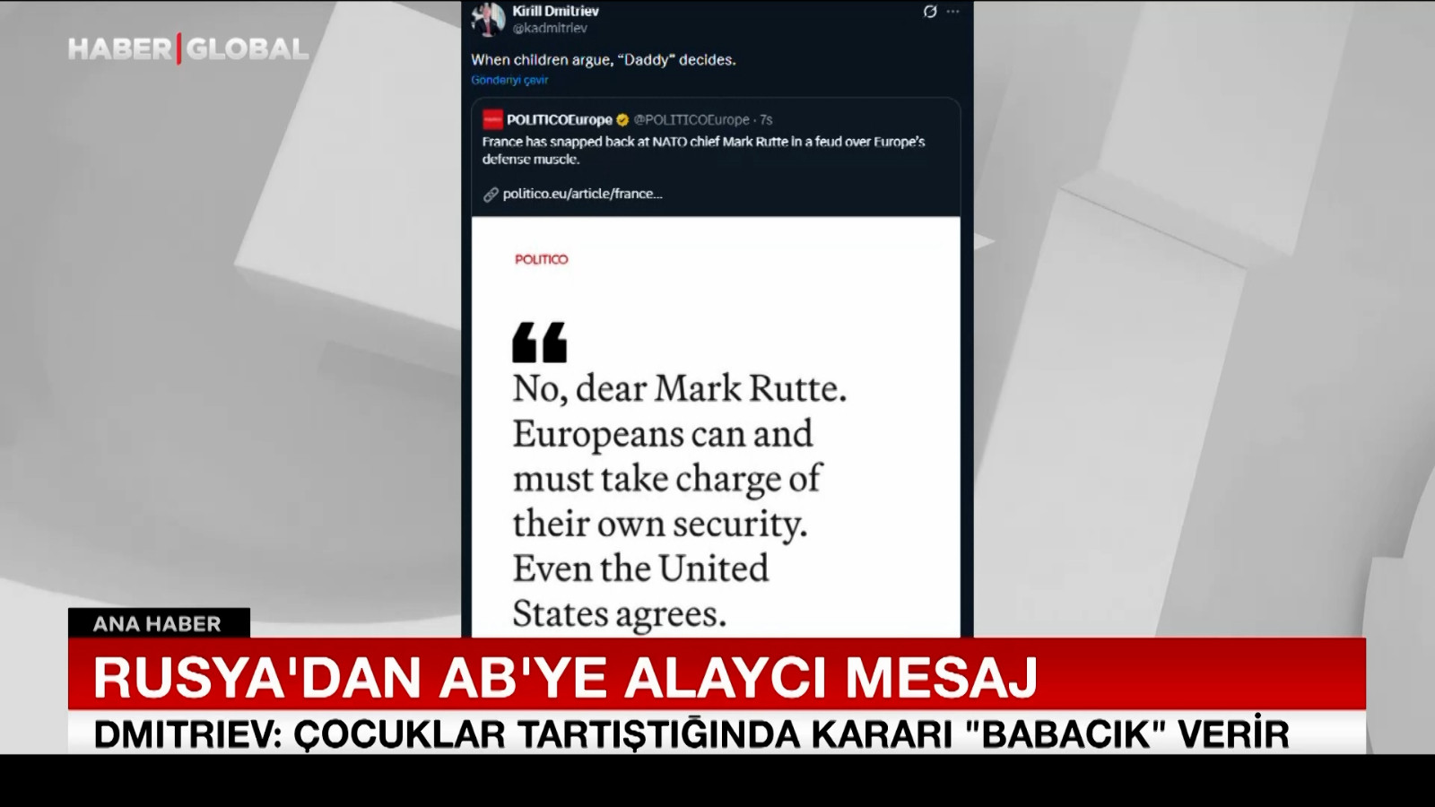 Rusya'dan AB'ye alaycı mesaj