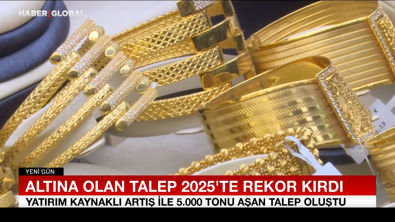 Altına olan talep 2025’te rekor kırdı