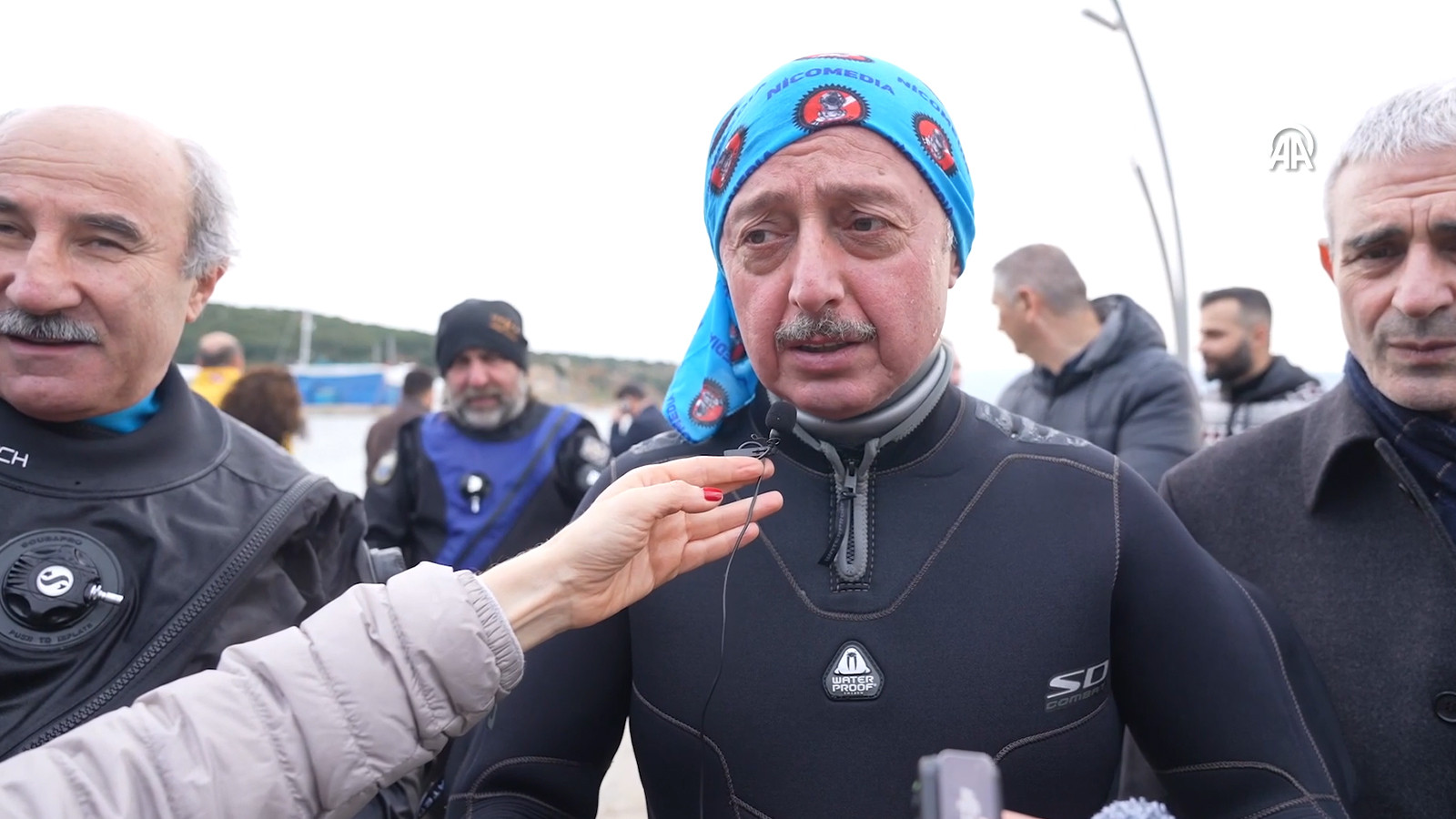 Eskihisar'da yıllar sonra görüntülendi! Denizin altına dalış yapan Belediye Başkanı müjdeyi duyurdu