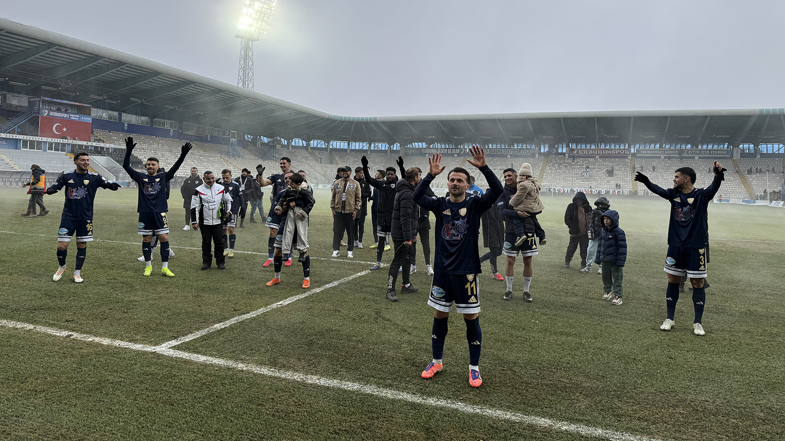 Erzurumspor, 1. Lig'de liderliğe yükseldi